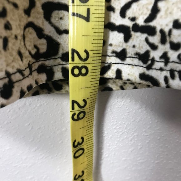 Clara sun woo cheetah print blouse xs tie front - Picture 6 of 6